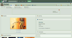 Desktop Screenshot of kirschart.deviantart.com