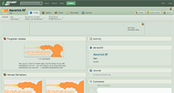 Desktop Screenshot of maverick-rf.deviantart.com