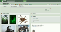 Desktop Screenshot of enemy-stock.deviantart.com