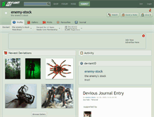 Tablet Screenshot of enemy-stock.deviantart.com