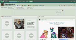 Desktop Screenshot of greatdragonseiryu.deviantart.com