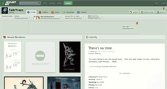 Desktop Screenshot of fade9wayz.deviantart.com