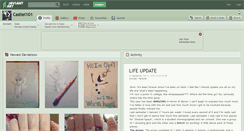 Desktop Screenshot of castiel101.deviantart.com