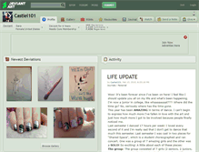 Tablet Screenshot of castiel101.deviantart.com