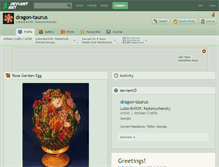 Tablet Screenshot of dragon-taurus.deviantart.com
