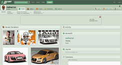 Desktop Screenshot of mahacruz.deviantart.com