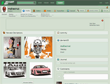Tablet Screenshot of mahacruz.deviantart.com