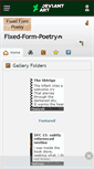 Mobile Screenshot of fixed-form-poetry.deviantart.com