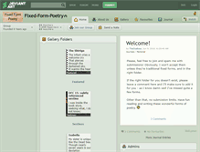 Tablet Screenshot of fixed-form-poetry.deviantart.com