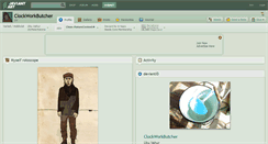 Desktop Screenshot of clockworkbutcher.deviantart.com