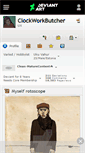 Mobile Screenshot of clockworkbutcher.deviantart.com
