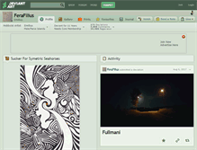 Tablet Screenshot of ferafilius.deviantart.com