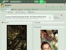 Tablet Screenshot of akuma1x.deviantart.com