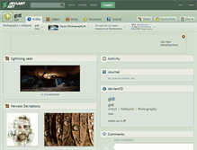 Tablet Screenshot of gidl.deviantart.com