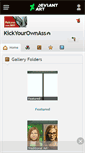 Mobile Screenshot of kickyourownass.deviantart.com