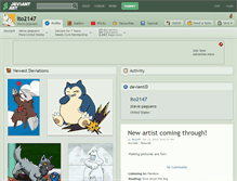 Tablet Screenshot of ito2147.deviantart.com