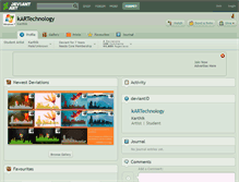 Tablet Screenshot of kartechnology.deviantart.com