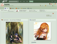 Tablet Screenshot of chalollita.deviantart.com