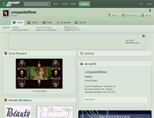 Tablet Screenshot of conquestoftime.deviantart.com