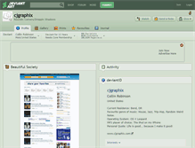 Tablet Screenshot of cjgraphix.deviantart.com