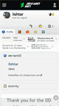 Mobile Screenshot of lishtar.deviantart.com