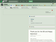 Tablet Screenshot of lishtar.deviantart.com