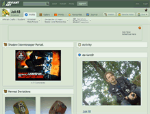 Tablet Screenshot of jok18.deviantart.com