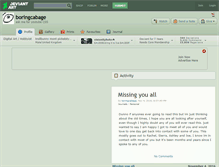 Tablet Screenshot of boringcabage.deviantart.com
