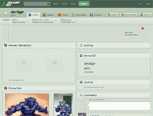 Tablet Screenshot of devilgar.deviantart.com