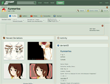 Tablet Screenshot of kureseriea.deviantart.com