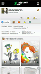Mobile Screenshot of museworks.deviantart.com
