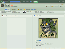 Tablet Screenshot of fenris49.deviantart.com