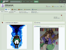 Tablet Screenshot of chibixamuto.deviantart.com
