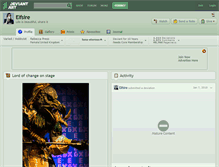 Tablet Screenshot of elfsire.deviantart.com