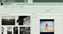 Desktop Screenshot of donaldhampton.deviantart.com