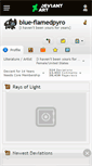 Mobile Screenshot of blue-flamedpyro.deviantart.com