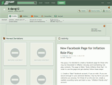 Tablet Screenshot of k-dawg12.deviantart.com