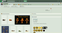 Desktop Screenshot of mc-dread.deviantart.com
