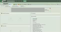 Desktop Screenshot of matsudaxl.deviantart.com