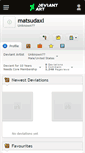 Mobile Screenshot of matsudaxl.deviantart.com