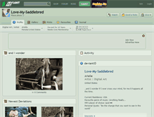 Tablet Screenshot of love-my-saddlebred.deviantart.com