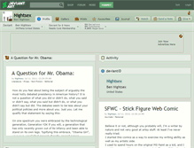Tablet Screenshot of nightsex.deviantart.com