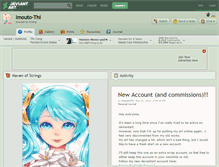 Tablet Screenshot of imouto-thi.deviantart.com