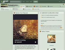 Tablet Screenshot of photophrenic.deviantart.com