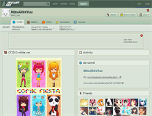 Tablet Screenshot of mizuakirayuu.deviantart.com