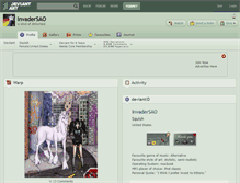 Tablet Screenshot of invadersao.deviantart.com