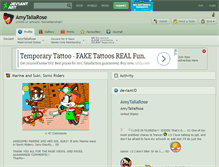 Tablet Screenshot of amytaliarose.deviantart.com
