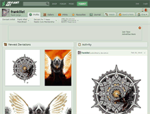 Tablet Screenshot of frankiliel.deviantart.com