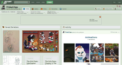 Desktop Screenshot of friskecrisps.deviantart.com