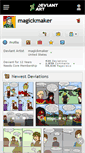 Mobile Screenshot of magickmaker.deviantart.com